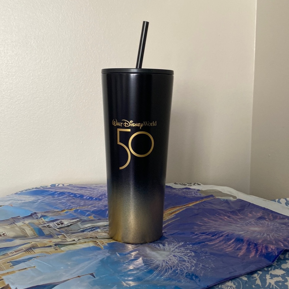 WDW 50th Anniversary Starbucks Tumbler